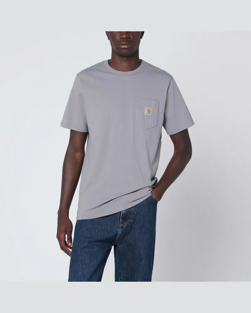 Carhartt WIP S/S Pocket T-Shirt Yosemite Grau