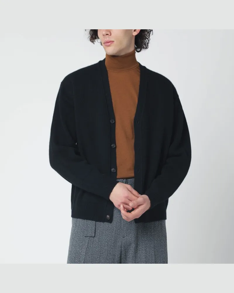 AURALEE Schwarzer Kaschmir-Cardigan Schwarz