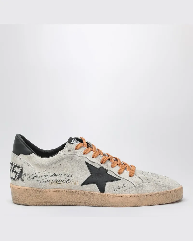 Golden Goose Sneaker Ball Star grau/schwarz Grau