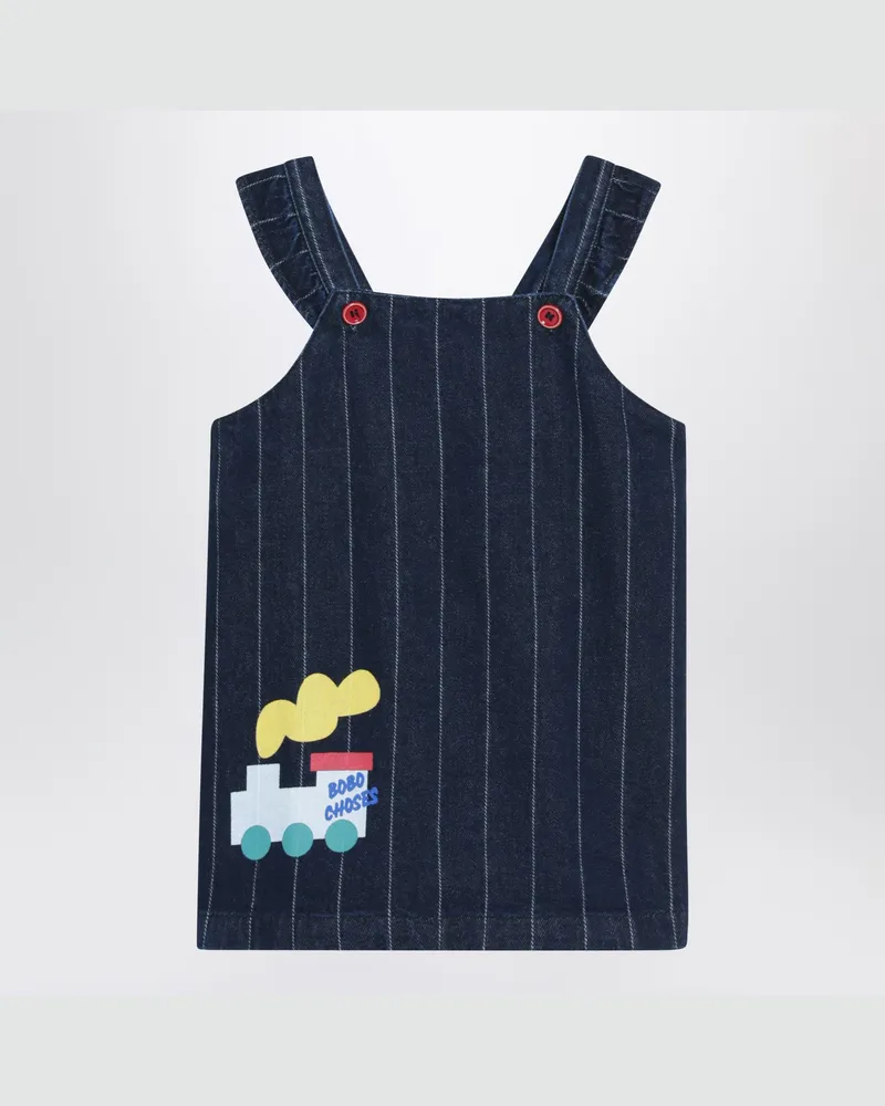 BOBO CHOSES Marineblaues Jeanskleid mit Schleppe Blue