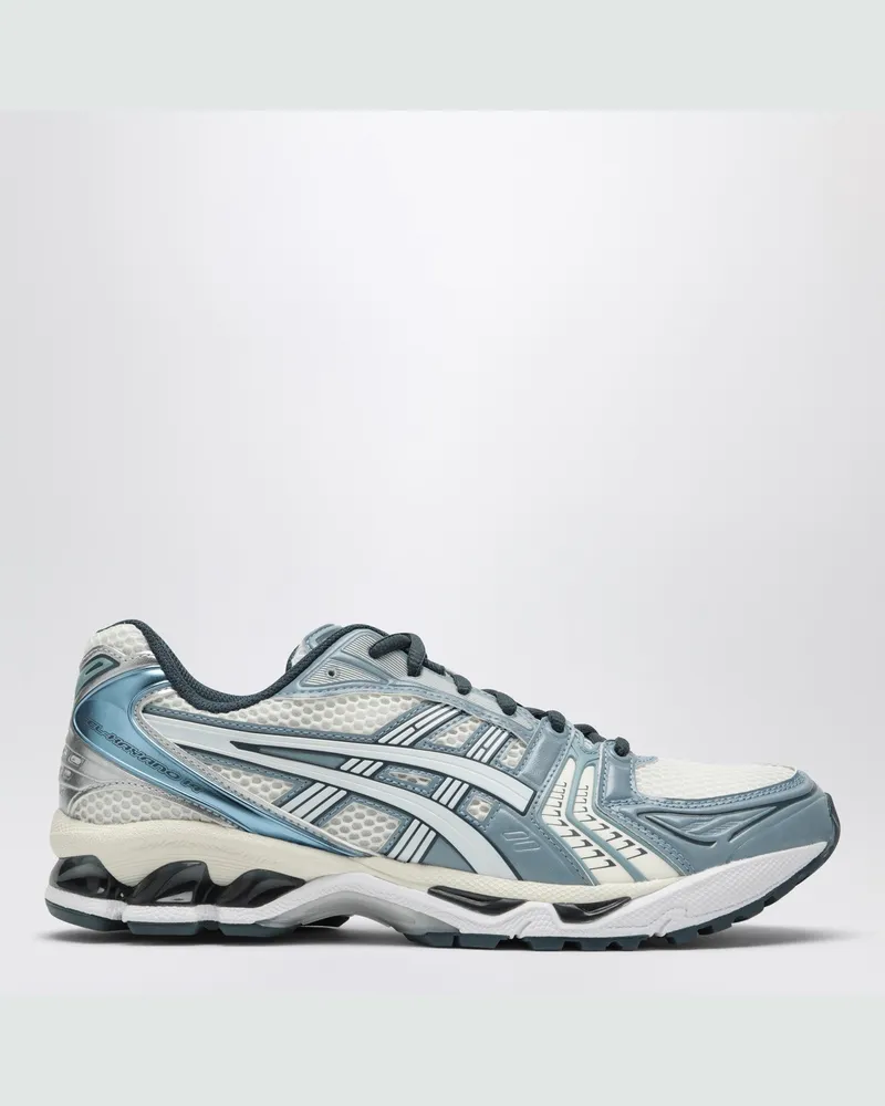 Asics Gel-Kayano 14 Sneakers in Cream/Raw Indigo Beige
