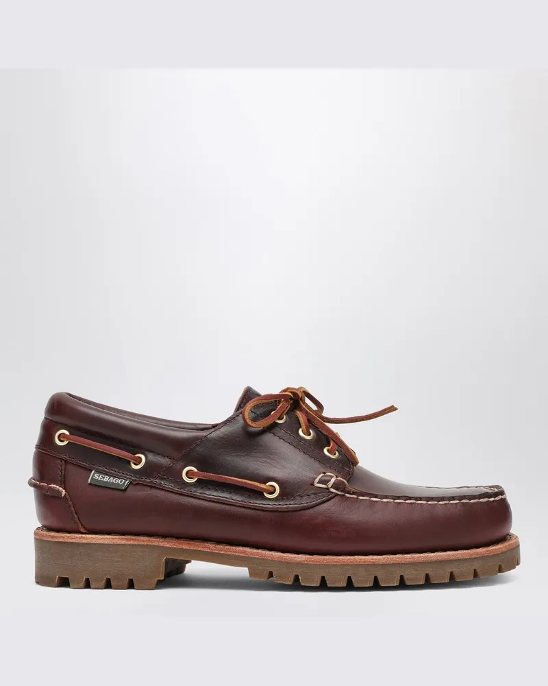 Sebago Mocasssino Acadia Premium bordeaux Braun
