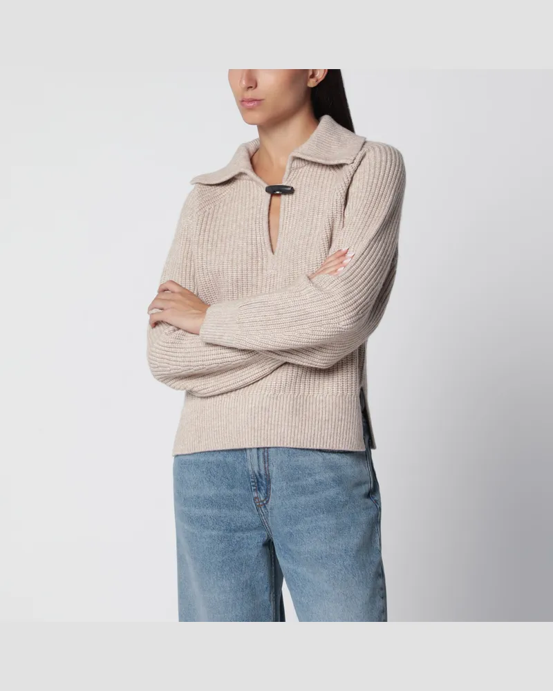 Isabel Marant Beiger Pullover aus Wolle und Kaschmir Beige