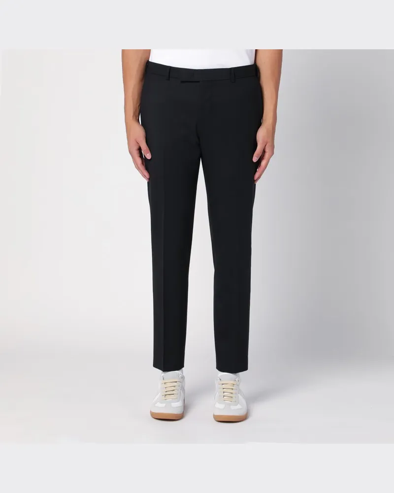 PT TORINO Schwarze Hose aus Wolle Schwarz