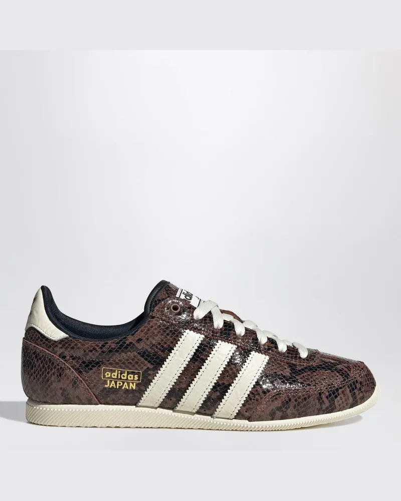 adidas Braune Sneakers Japan mit Schlangenprint Braun