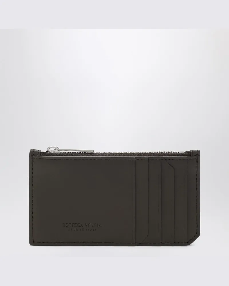 Bottega Veneta Fondente-Intrecciato-Kartenetui mit Reißverschluss 