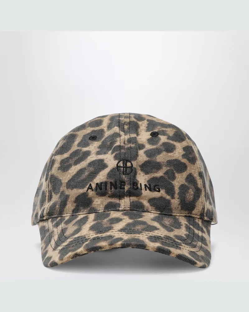Anine Bing Jeremy Baseballkappe Mit Leopardenprint 
