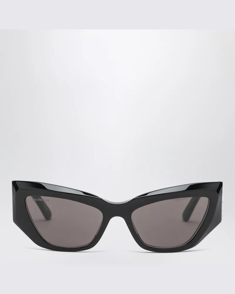 Balenciaga BB schwarze Sonnenbrille Schwarz