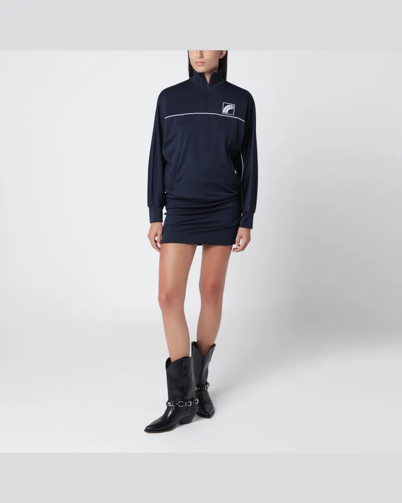 Maison Margiela Sportliches Minikleid in Navyblau Blue