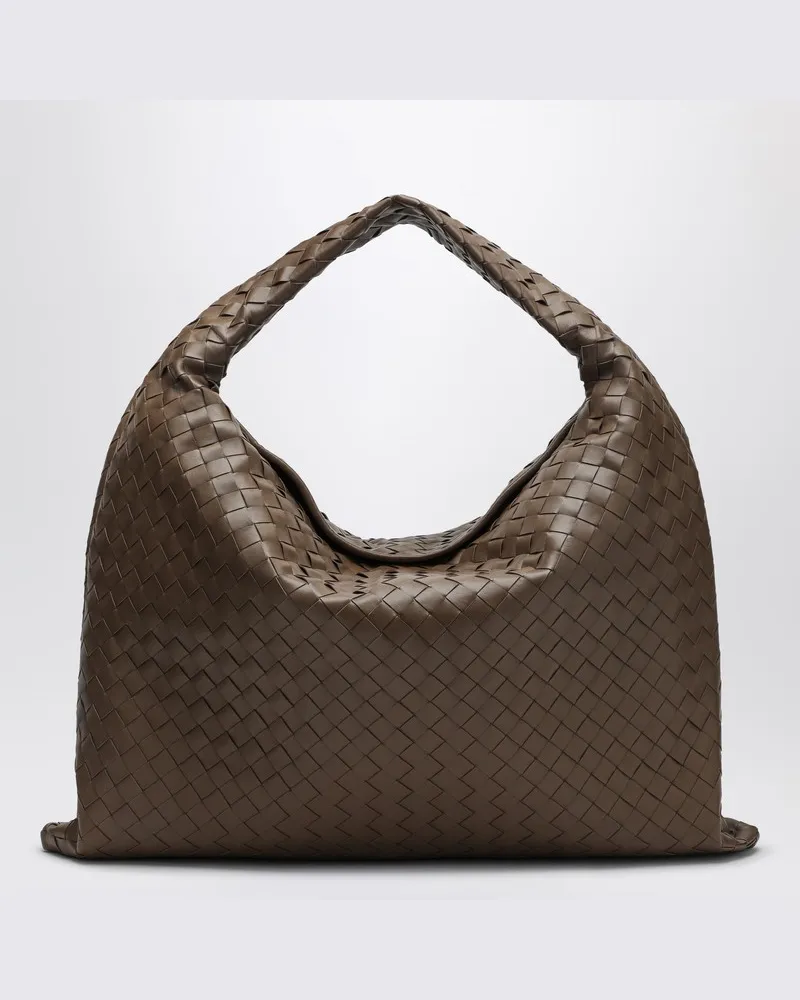 Bottega Veneta Große brune Schultertasche Hop Violett