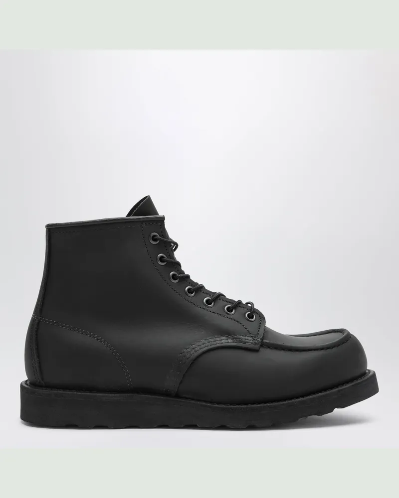 Red Wing Shoes Black Classic Moc boots in leather Black