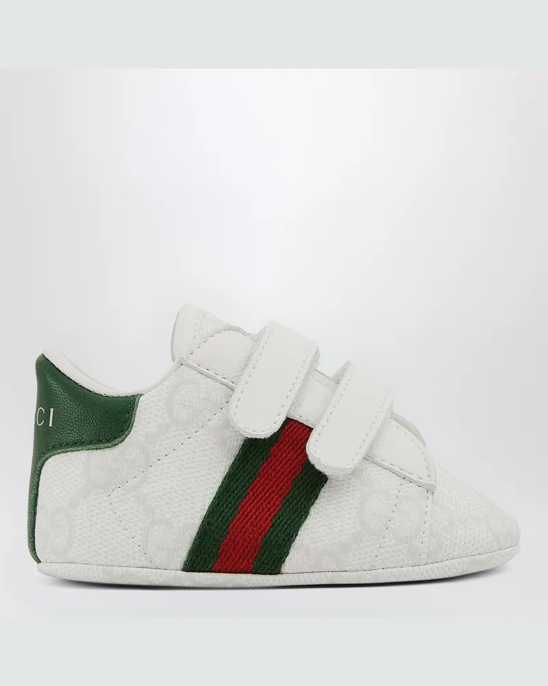 Gucci Sneaker Ace aus weißem GG Supreme Stoff White