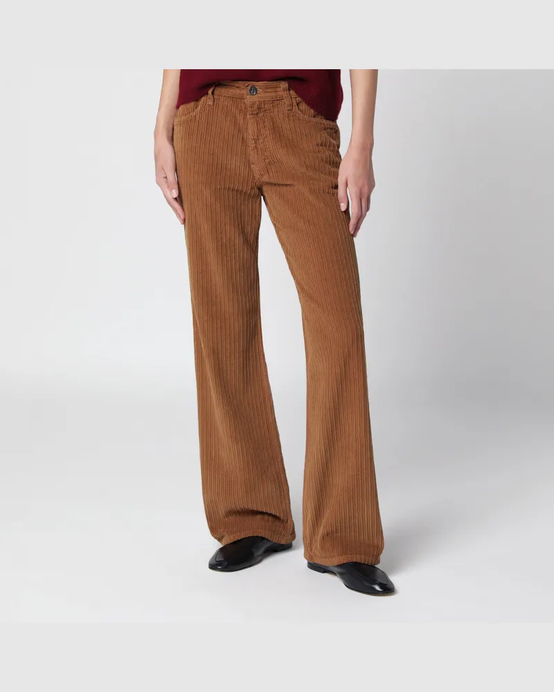 Alexandra Golovanoff France Havane 21 Cordhose Beige