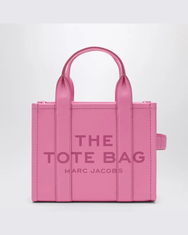 Marc Jacobs The Small Tote Bag Neonrosa in Leder Rosa