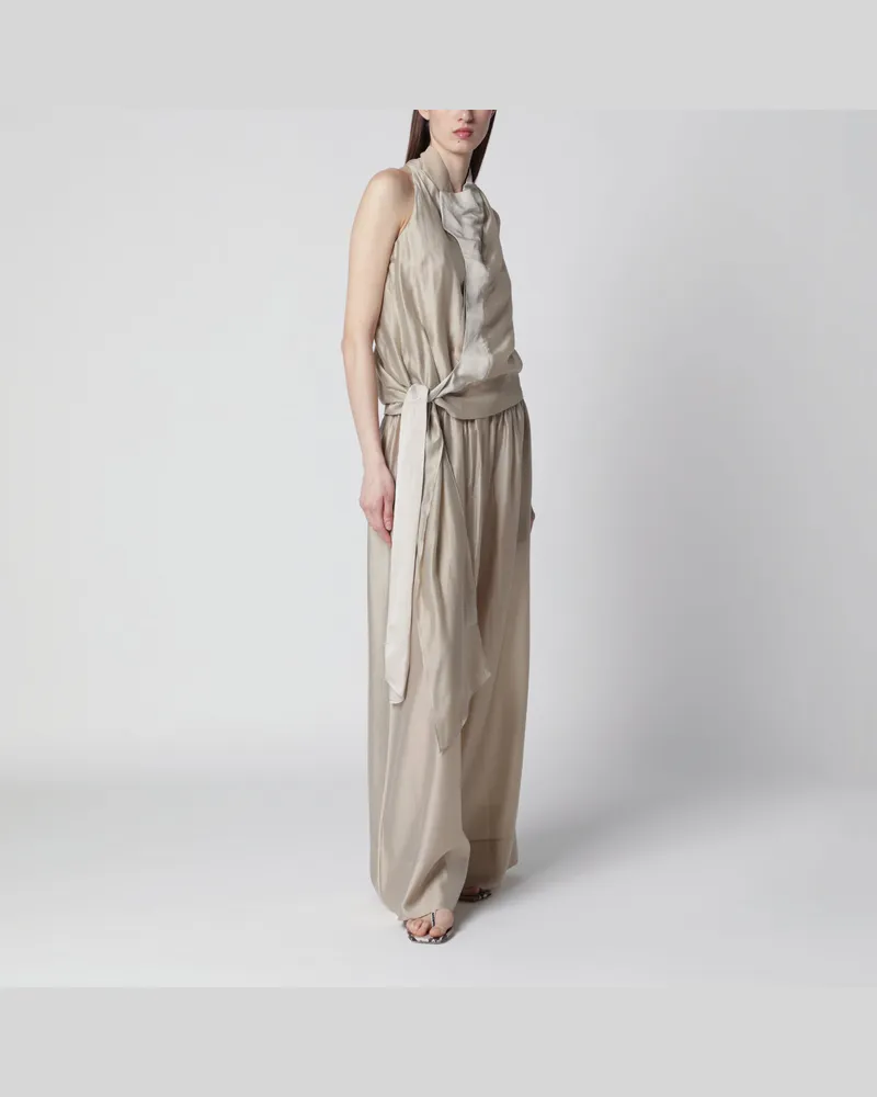 Entire Studios Fließendes Top in Champagnerfarbe Beige