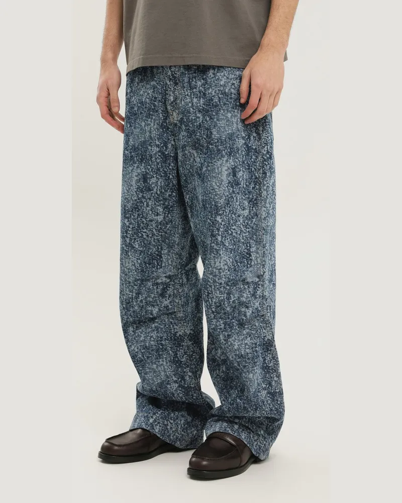 1989 STUDIO Pantaloni Marble Mastiff in denim Light