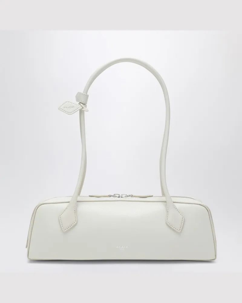Alaïa Le-Teckel-Tasche Medium in Elfenbein Weiß
