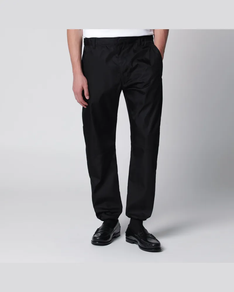 Prada Schwarze Hose aus Re-Nylon Black