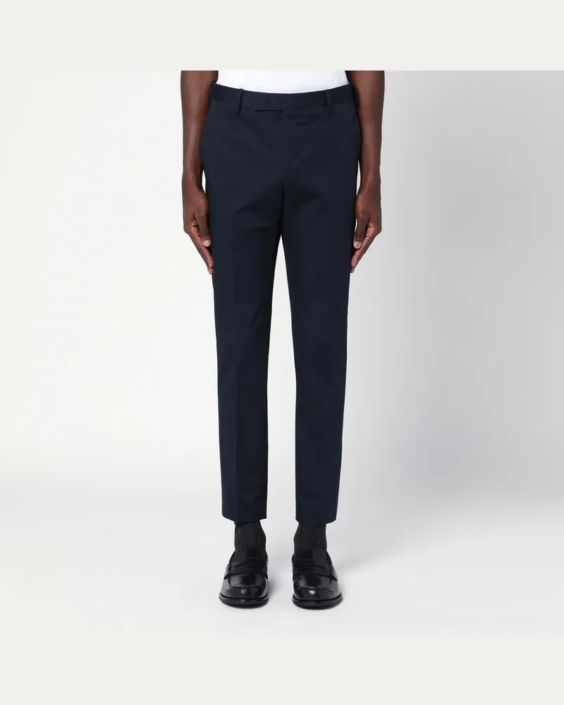 PT TORINO Blaue Hose mit schmaler Form aus Baumwolle Blau