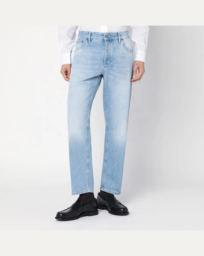 PT TORINO Hellblaue Jeans mit Wascheffekt Hellblau