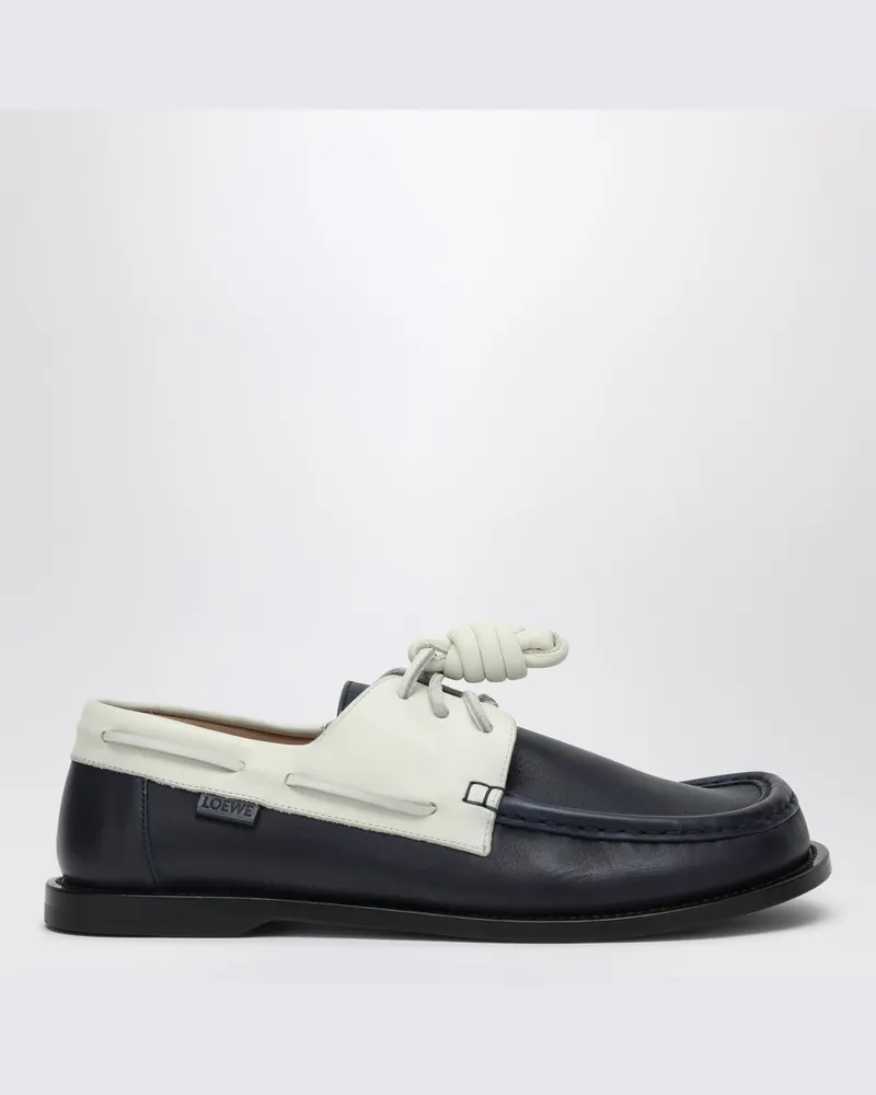 Loewe Campo Bootsschuh in navy/weiß Blau