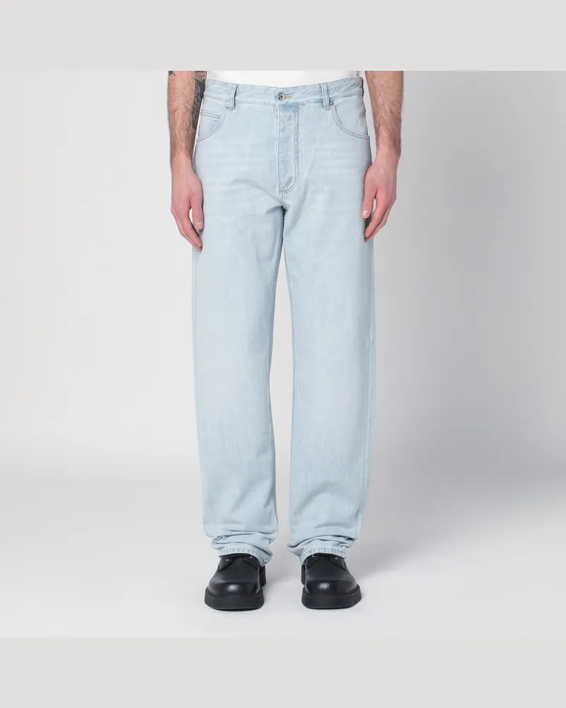 Bottega Veneta Gerade geschnittene Jeans Extra Bleach Blau