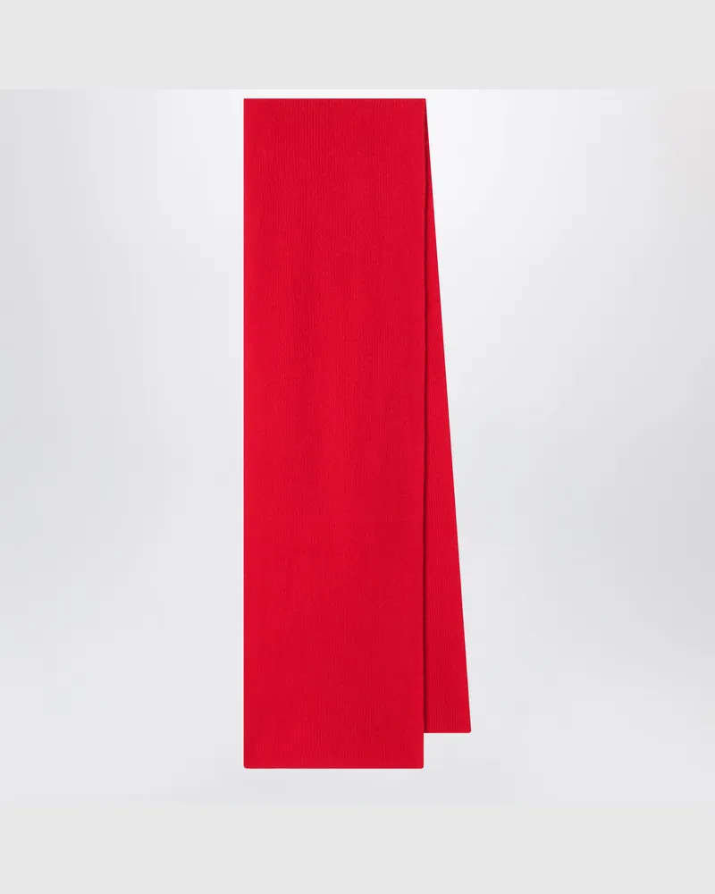 Le Bonnet Schal aus Wolle und Caregora in Crimson Red