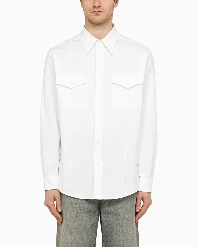 Department 5 Langärmliges Hemd weiß wechseln 