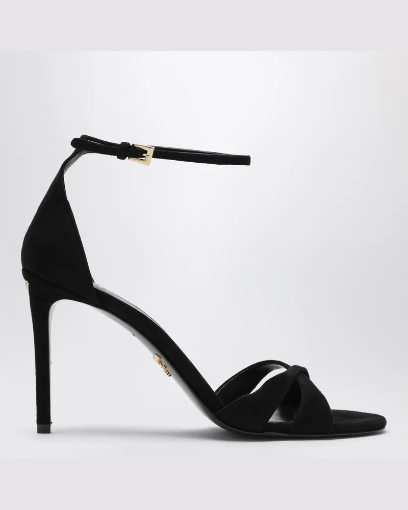 Prada Schwarze Pumps aus Samt Black