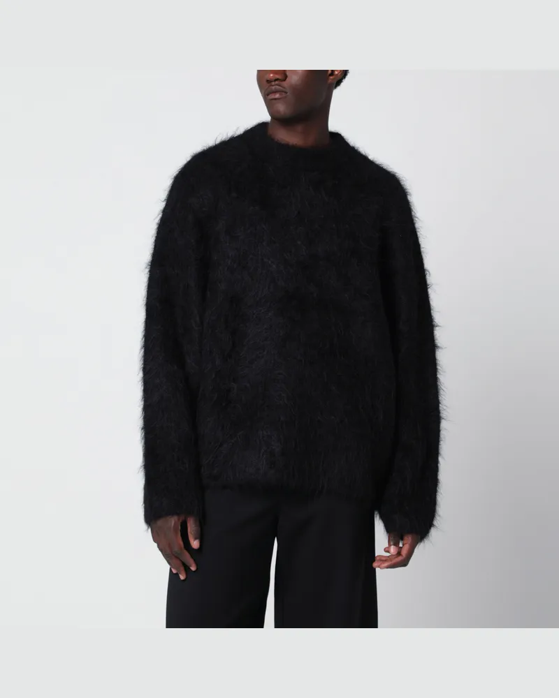 Séfr Schwarzer Haru Pullover aus Alpaka Black