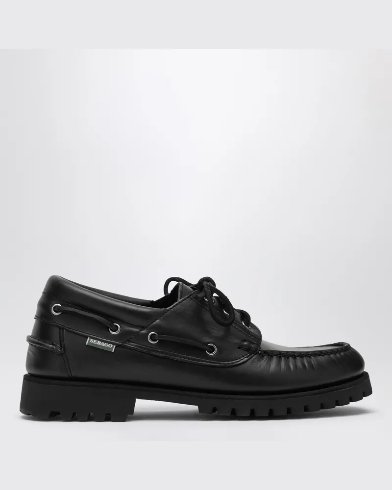 Sebago Ranger Moc Soft Slipper in Schwarz Black
