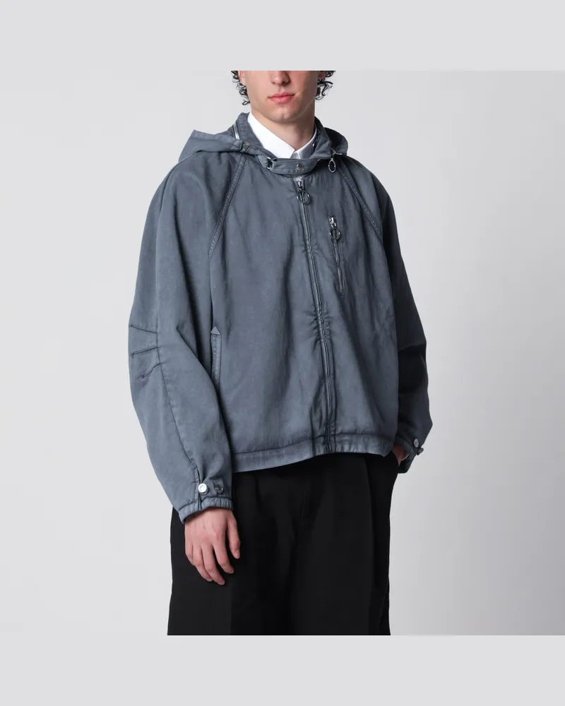 Namacheko Anthrazitgraue Baumwolljacke mit Reißverschluss Grey