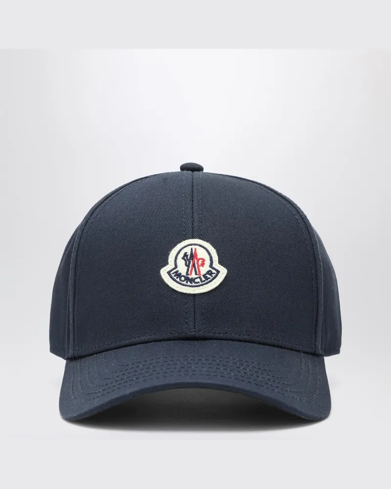 Moncler Marine-Baseballmütze Blau