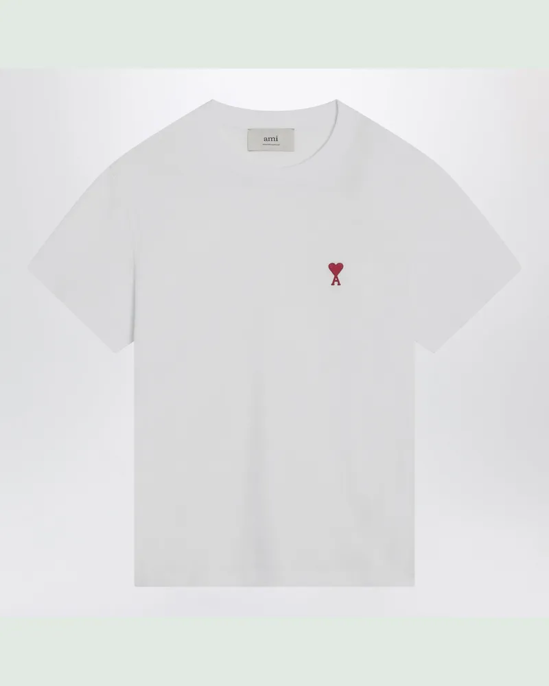 AMI Paris Weißes Ami De Coeur T-Shirt White