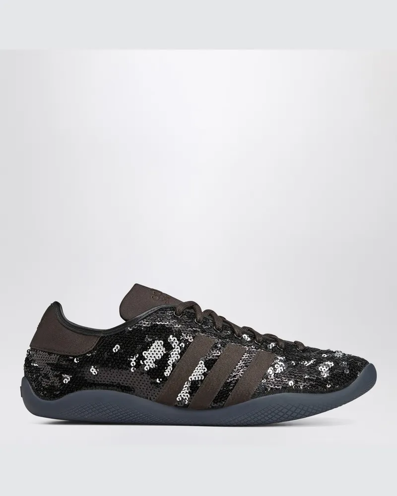 adidas Sneaker Karintha Core Black/Silver Metallic/Dark Brown 