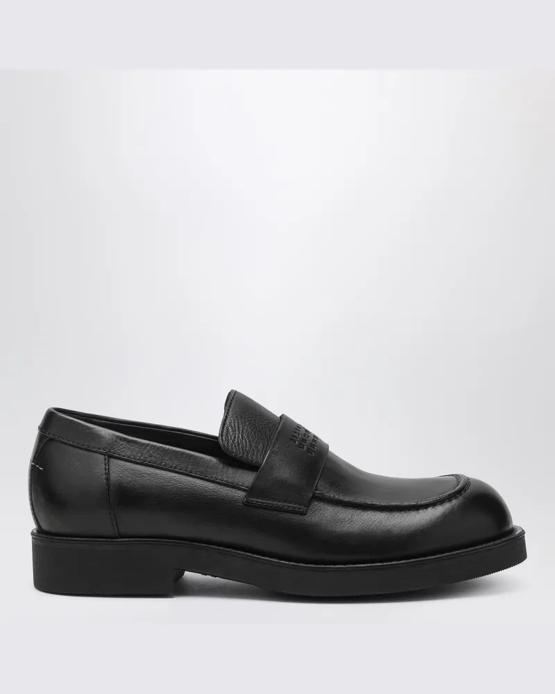 Maison Margiela City-Biker-Loafer Schwarz
