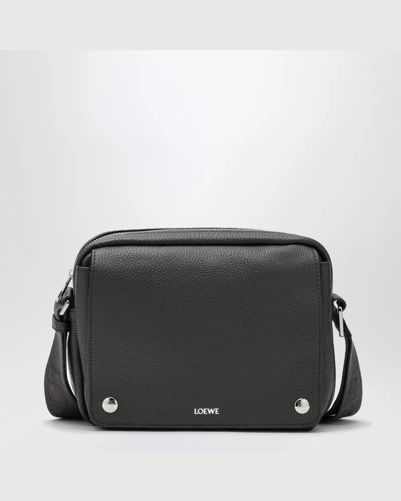 Loewe Dunkelgraue Umhängetasche aus Leder Grey