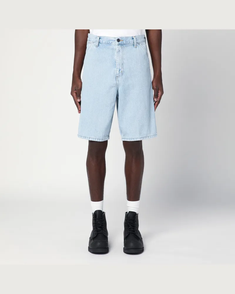 Carhartt WIP Single Knee Shorts Blue Blue
