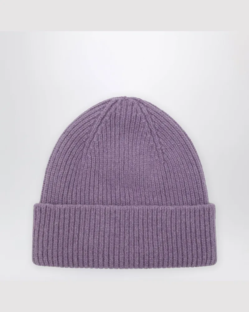 Le Bonnet Beanie aus Wolle und Caregora in Lavender Purple