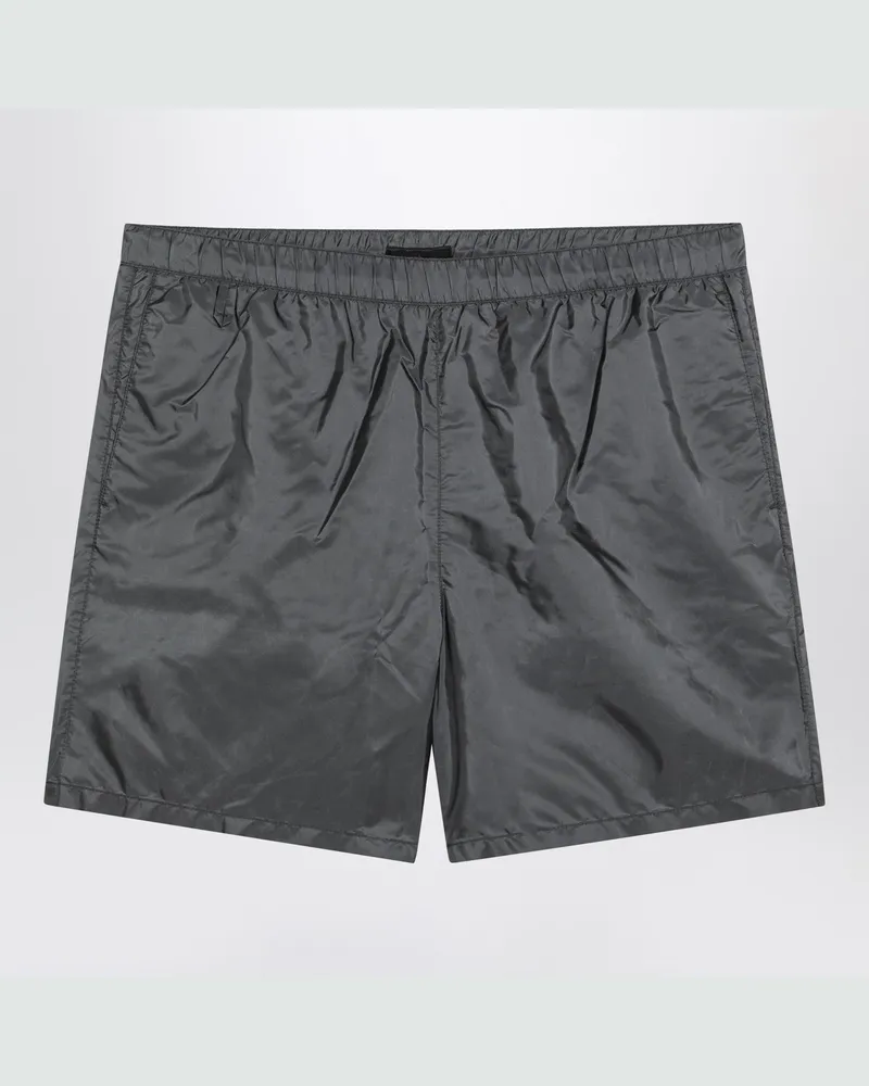 Prada Graue Badehose aus Re-Nylon 