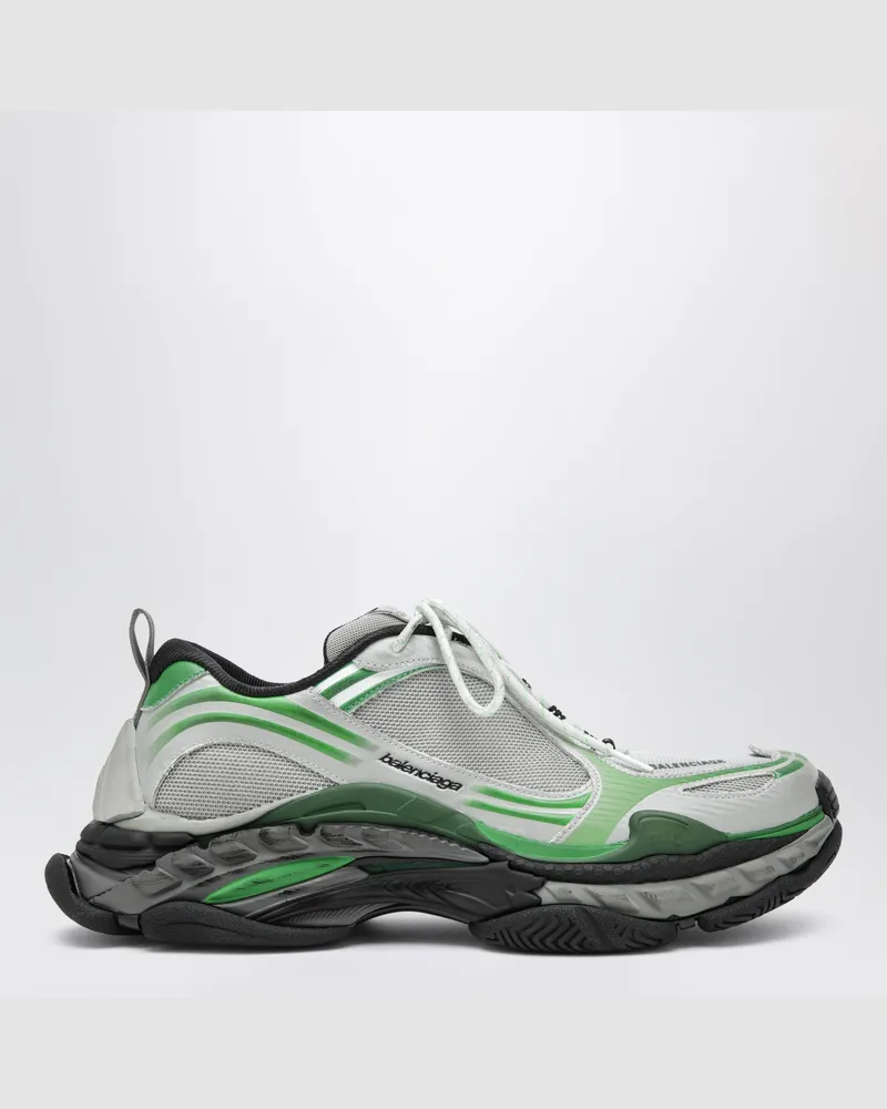 Balenciaga Triple S.2 Sneakers aus grauem/grünem Polyurethan Grey
