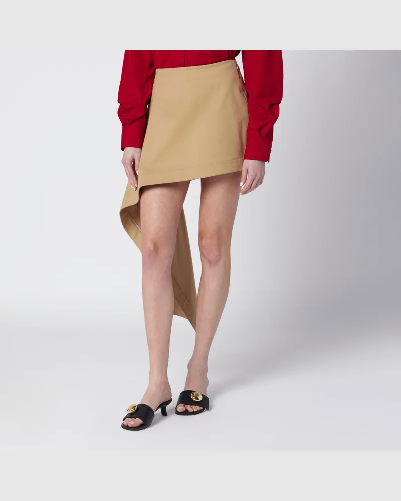 Loewe Beiger Rock aus Baumwolle und Seide Beige