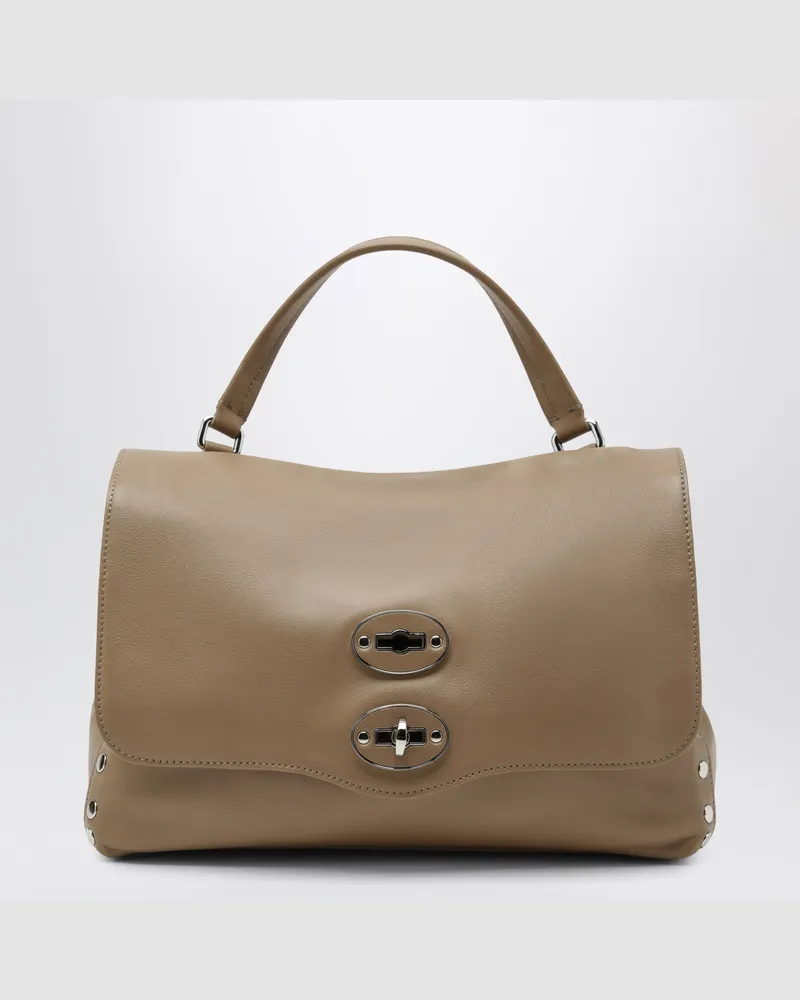 Zanellato Kleine Postina Tasche in Timo di Ravenna Grey