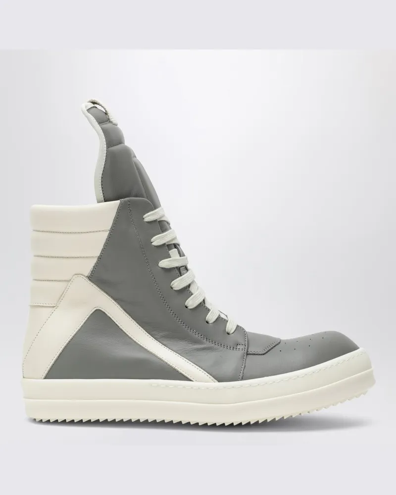 Rick Owens Geobasket Sneaker in Taupe/Milchweiß Braun