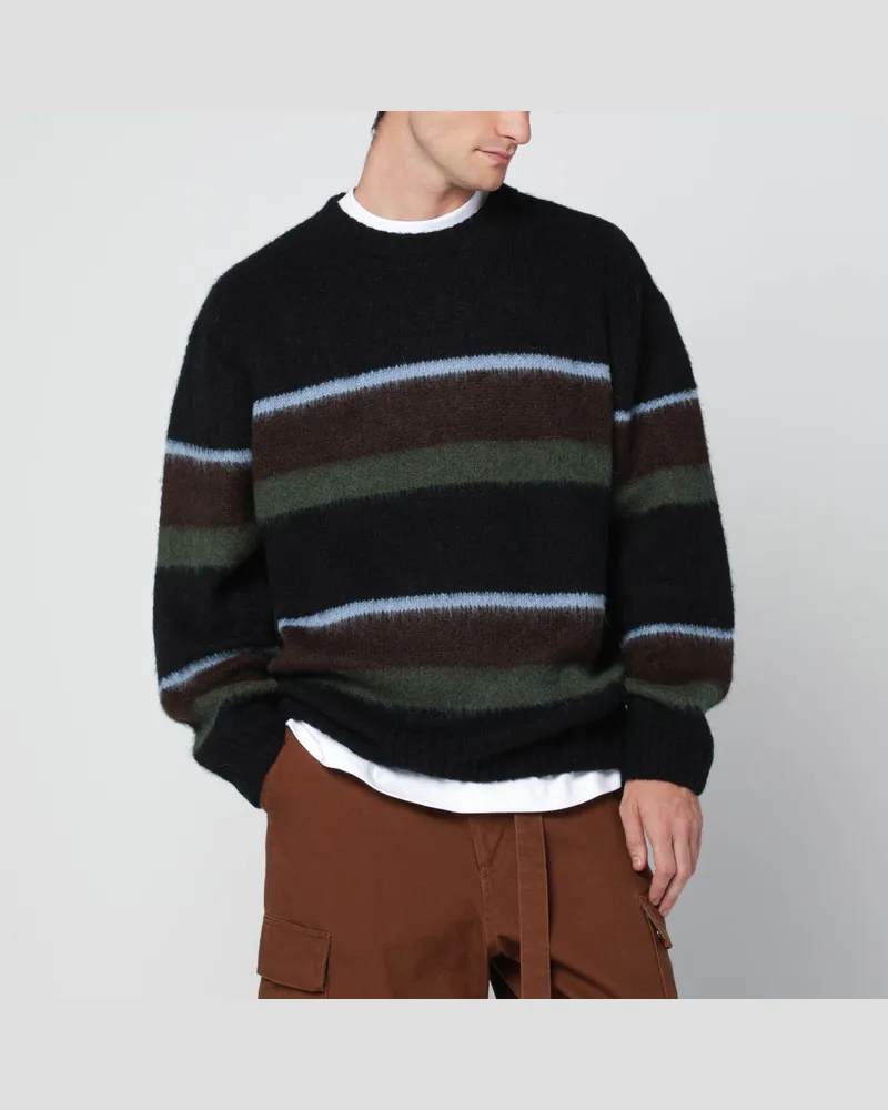 Carhartt WIP Gestreifter Merton Pullover Brown