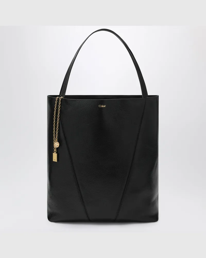 Chloé Große schwarze  Spin Tote Bag Blue