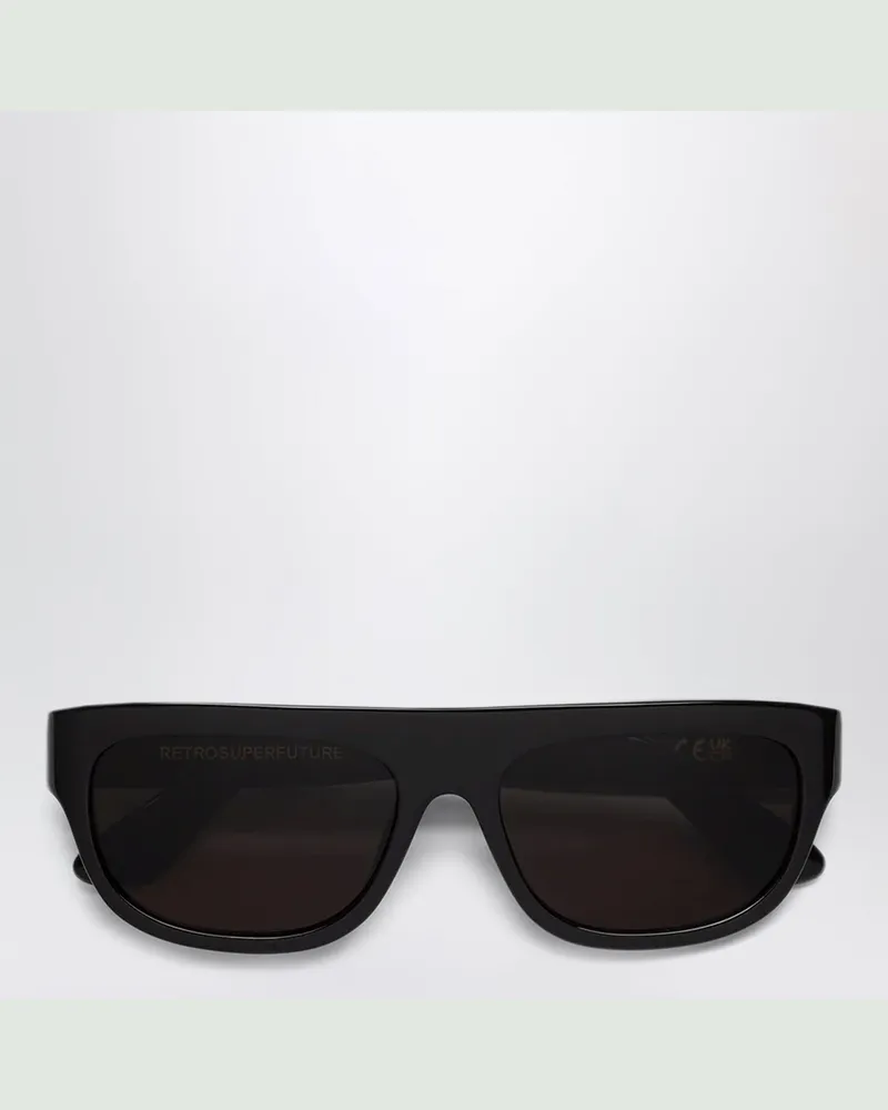 RETROSUPERFUTURE Schwarze Serioso Sonnenbrille Black