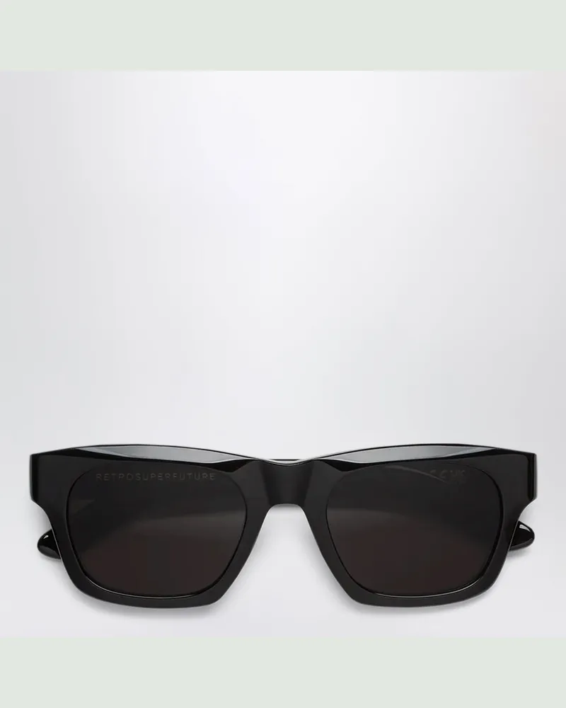 RETROSUPERFUTURE Schwarze Sintesi Sonnenbrille Black