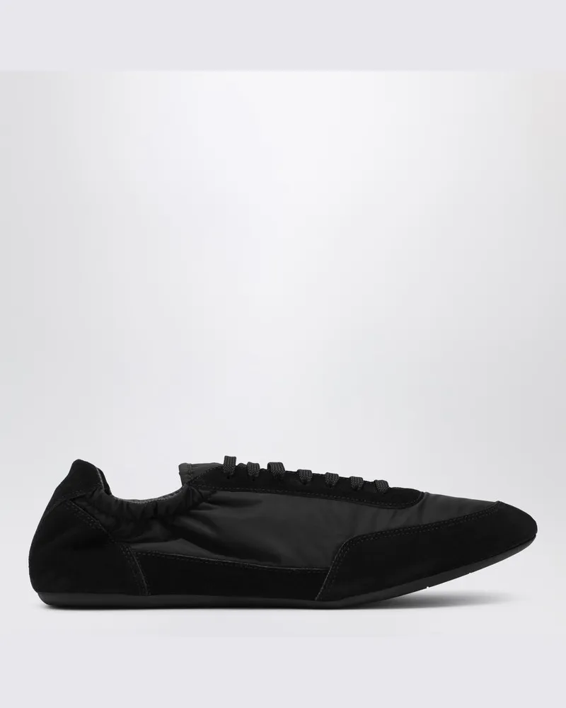 Prada Collapse Re-Nylon und Wildleder Sneaker Schwarz