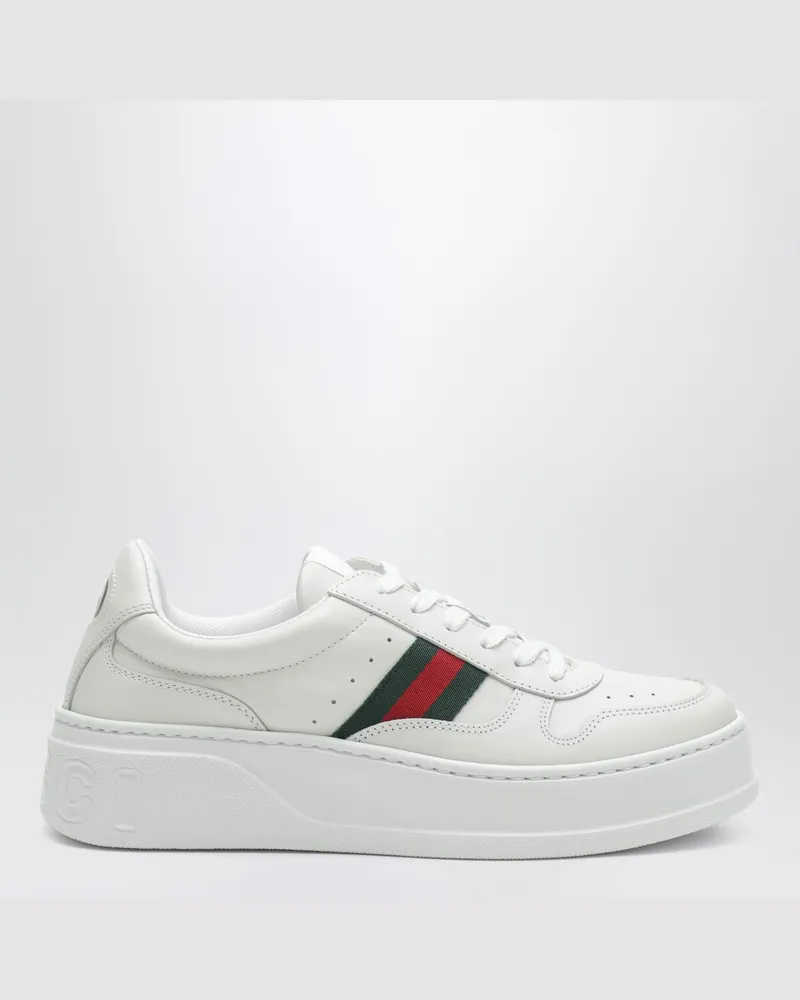 Gucci Weiße Sneaker mit Oversize-Sohle White